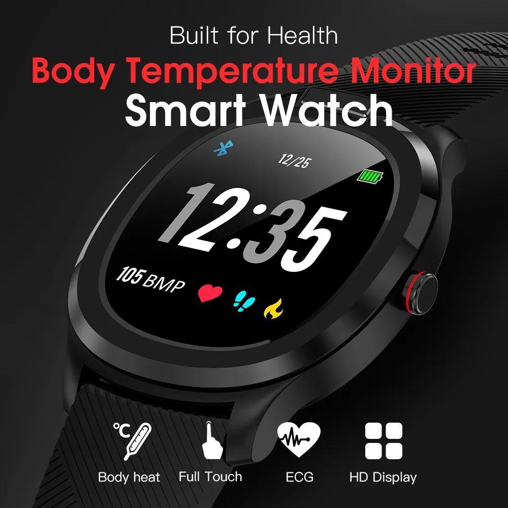 Microwear 2024 Smart Watch with Blood Pressure & Body Temperature, Fitness Tracker