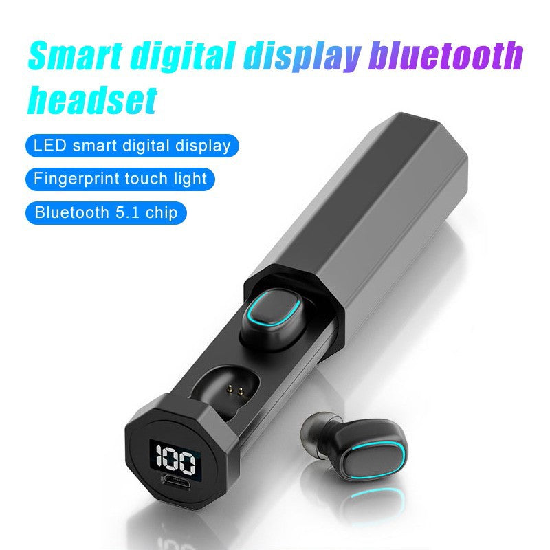 201TWS Premium Wireless Earbuds - Sleek Black Design for Ultimate Audio Experience